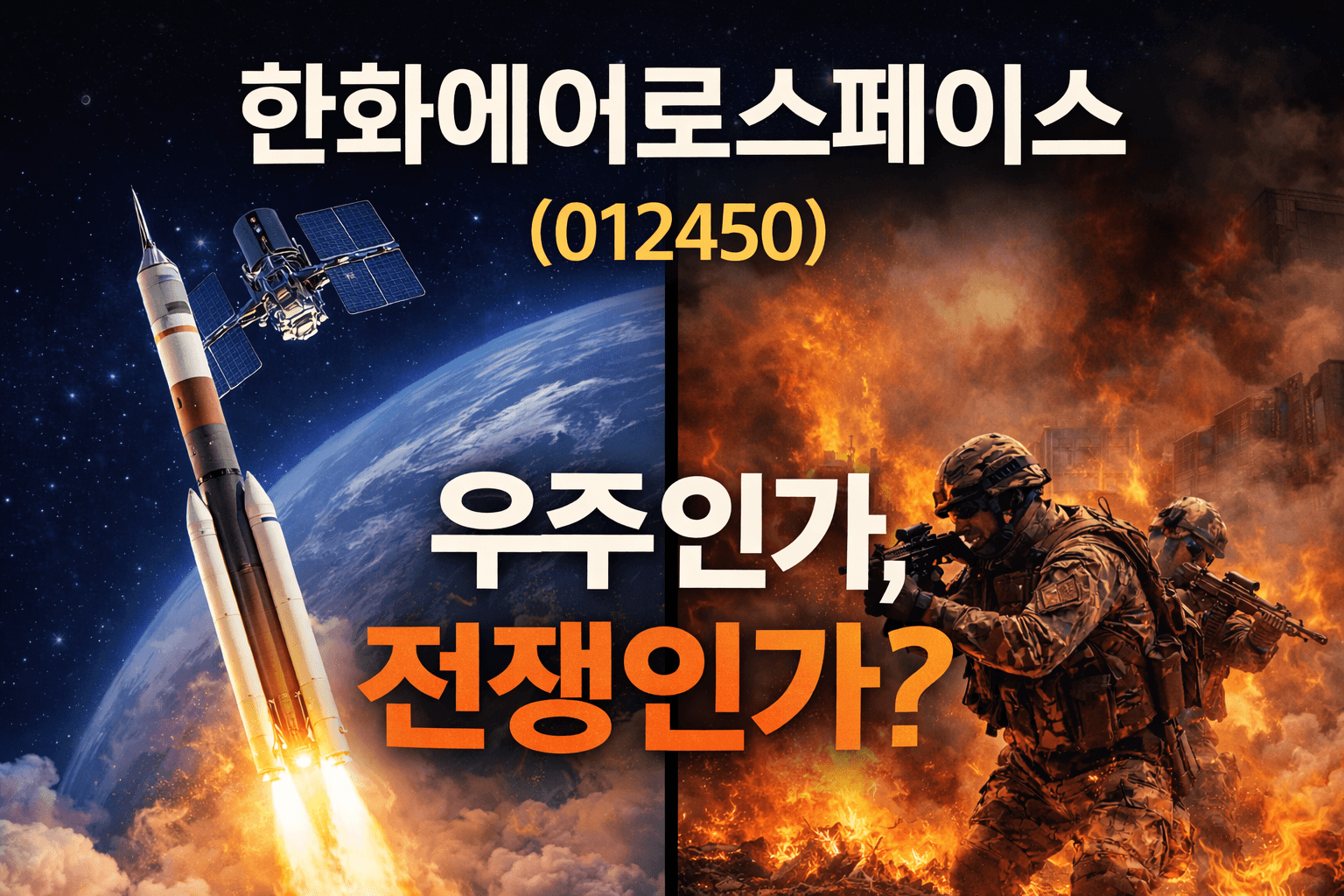 한화에어로스페이스 (012450) 우주인가, 전쟁인가