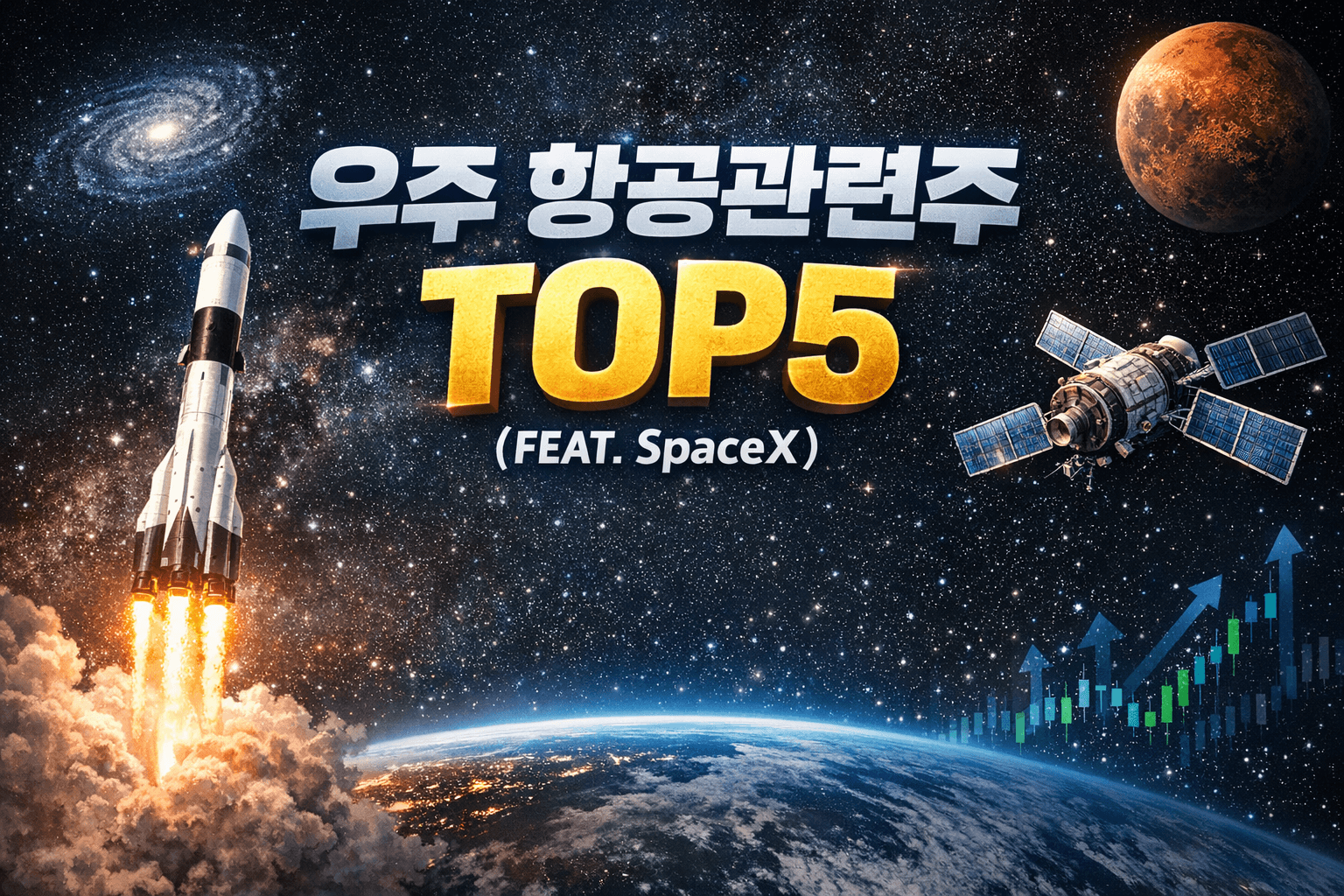 우주 항공관련주 TOP5 (FEAT. SpaceX)