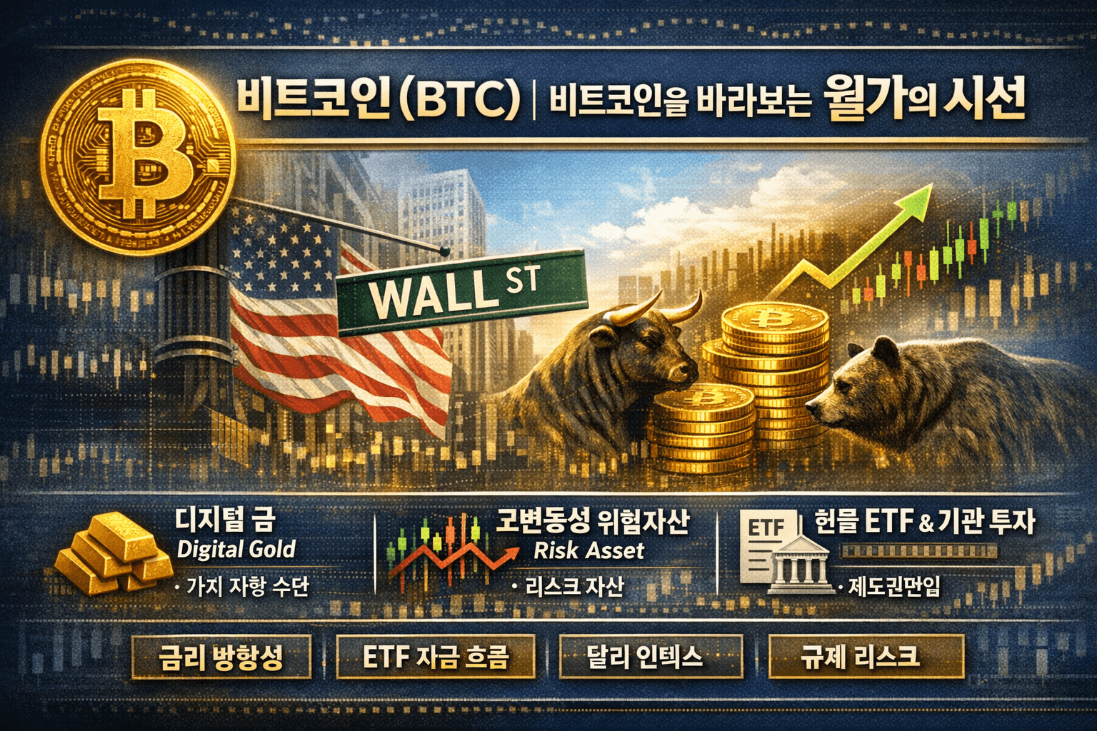 비트코인(BTC) | 비트코인을 바라보는 월가의 시선